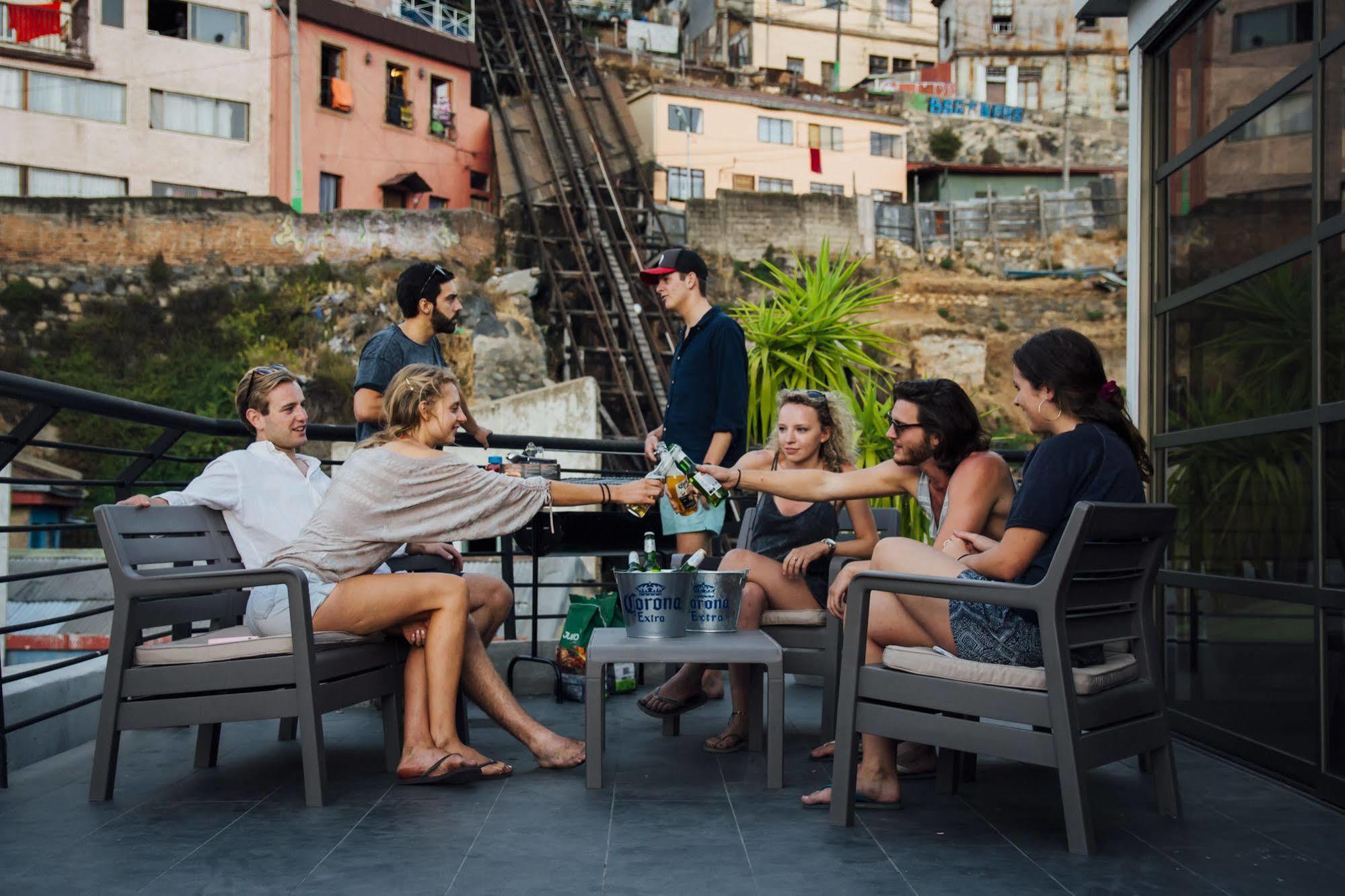 La Joya Hostel Valparaíso Dış mekan fotoğraf